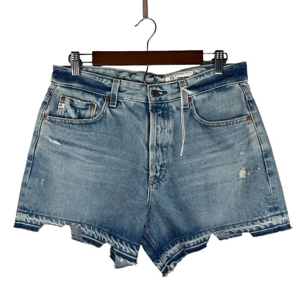 ADRIANO GOLDSCHMIED ALEXXIS HIGH RISE WEDGIE SHORTS NWT WOMEN'S SIZE‎ 29 - Picture 2 of 16